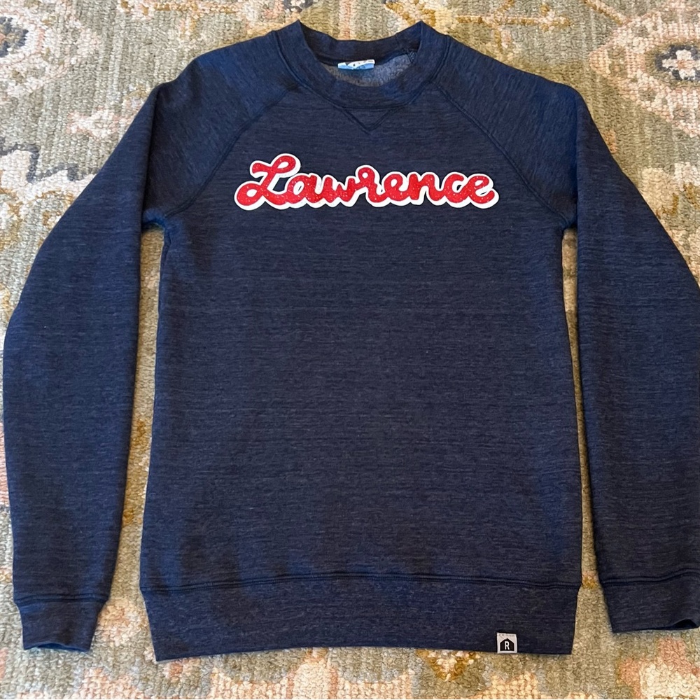 Kansas Jayhawks‎ Women’s Crewneck Pullover Lawrence Size XS Color Heather Navy
